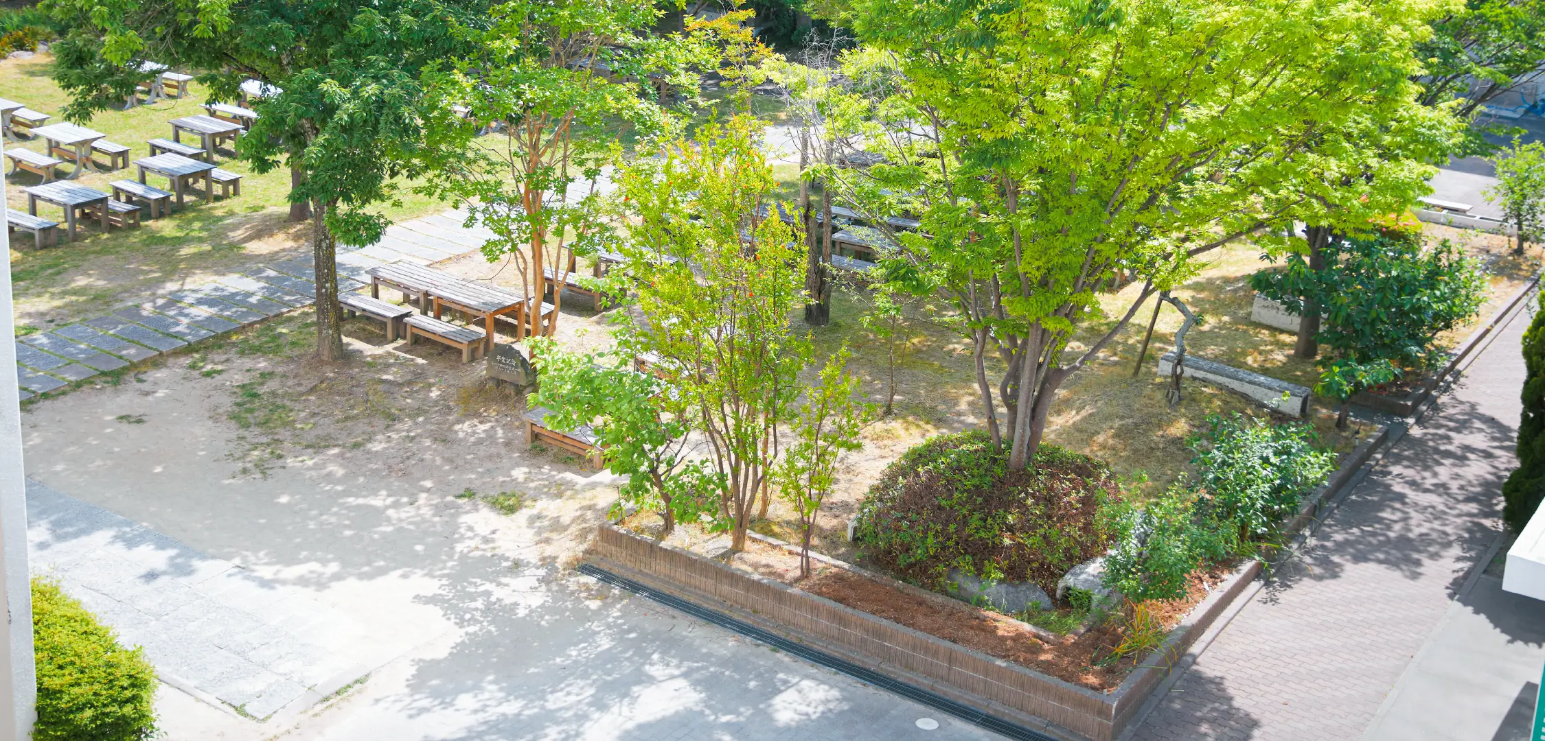 学生同士で話をしている様子